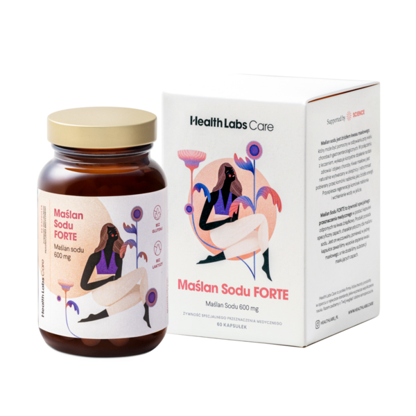 Maślan Sodu Forte kapsułki zawierające maślan sodu, 60 szt. 