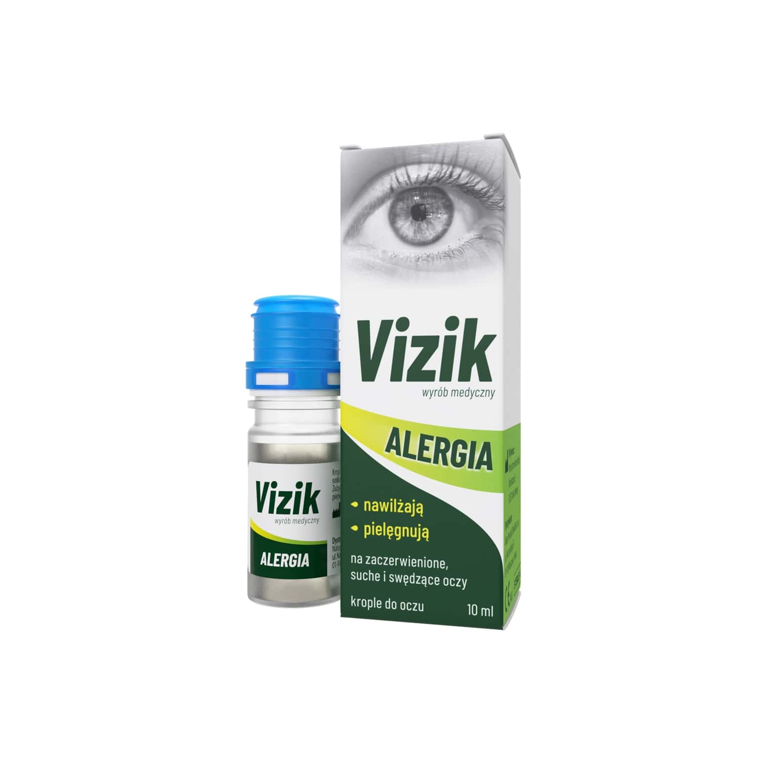 Vizik Alergia krople na zaczerwienione, suche i swędzące oczy, 10 ml. 