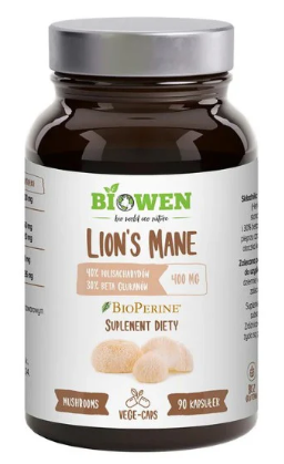 Biowen Lion's Mane, 90 kapsułek