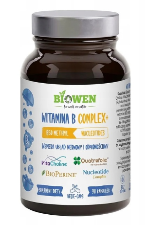 Biowen Witamina B Complex+ 90 kapsułek