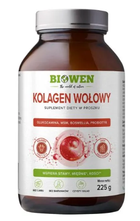 BIOWEN Kolagen wołowy, 225 g
