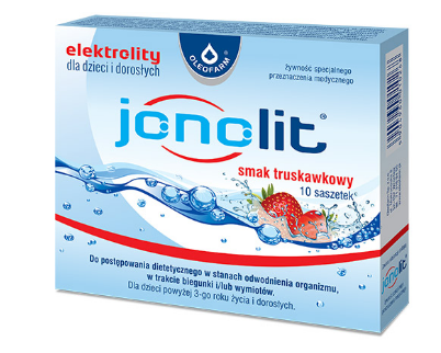 Jonolit, truskawkowy, 10 saszetek