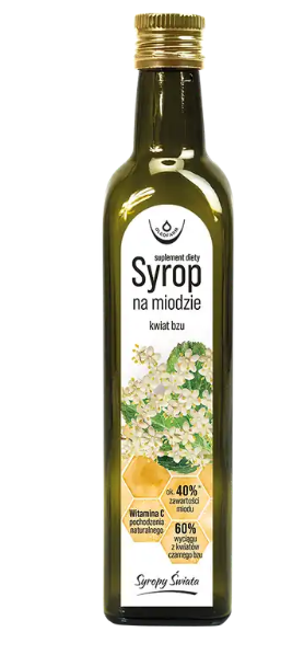 Oleofarm Syrop Na Miodzie, kwiat bzu, 250 ml KRÓTKA DATA 30.11.2024