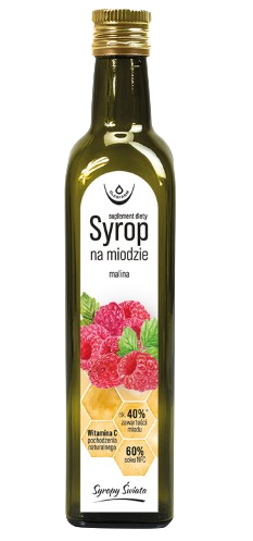 Oleofarm Syrop Na Miodzie, malina, 250 ml