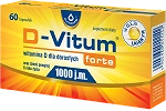 D-Vitum forte 1000 j.m. kapsułki z witaminą D, 60 szt.