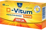 D-Vitum forte 2000 j.m. kapsułki z witaminą D, 60 szt.