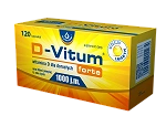D-Vitum forte 1000 j.m., kapsułki z witaminą D, 120 szt.