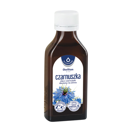 OleoVitum Czarnuszka , olej z czarnuszki tłoczony na zimno, 100 ml