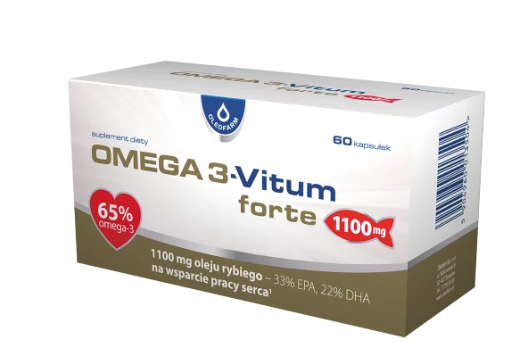 Omega 3-Vitum Forte, 60 kapsułek