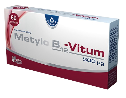 Oleofarm Metylo B12-Vitum 500mg, 60 tabletek