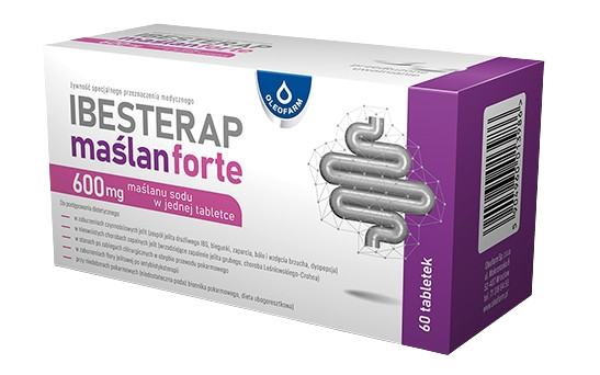 Oleofarm Ibesterap Maślan Forte 600 mg, 60 tabletek