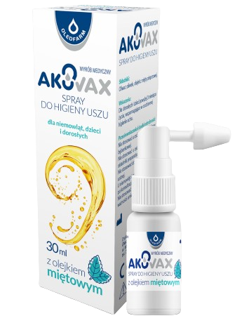 Oleofarm Akuvax spray do higieny uszu, 30 ml 