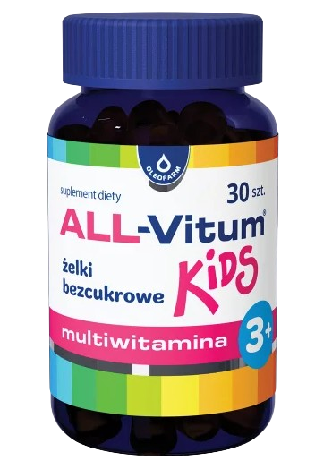 Oleofarm ALL-Vitum KIDS, 30 żelków bezcukrowych