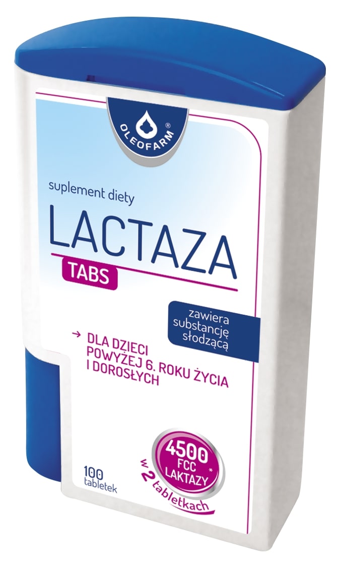 Lactaza Tabs, tabletki z laktazą, 100 szt.