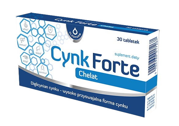 Oleofarm Cynk Forte, 30 tabletek