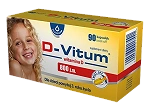 D-Vitum 800 j.m. kapsułki twist-off z witaminą D dla dzieci, 90 szt.
