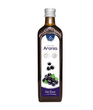 Sok z aronii z witaminą C, ze składnikami wspomagającymi odporność, 490 ml
