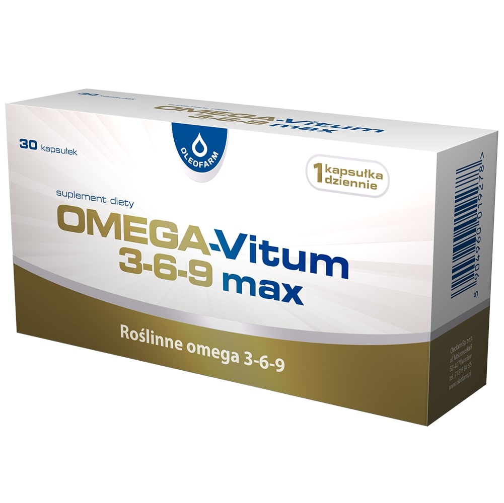 OMEGA-Vitum 3-6-9 Max, 30 kapsułek
