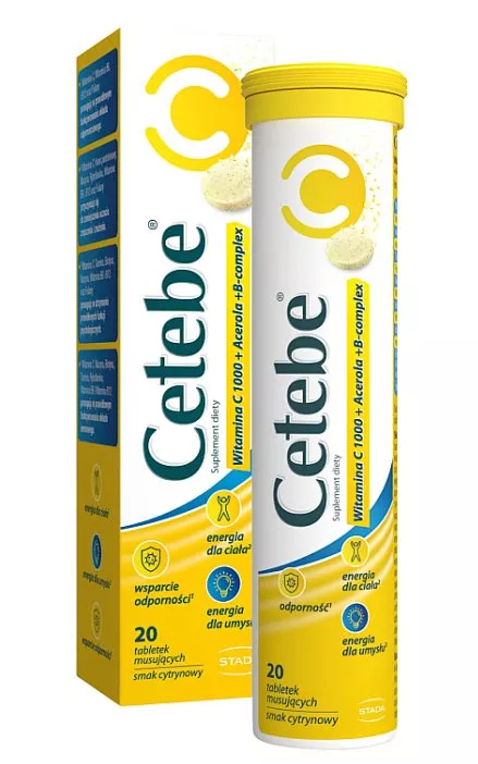 Cetebe 1000 mg, 20 tabletek musujących