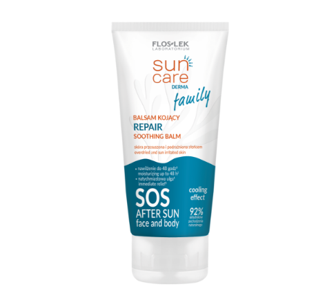 Flos-Lek Sun Care Derma Family, balsam kojące, 125 ml