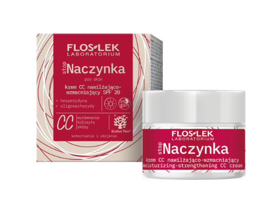 Flos-Lek Stopnaczynka krem CC nawilżająco-wzmacniający, SPF 20, 50 ml