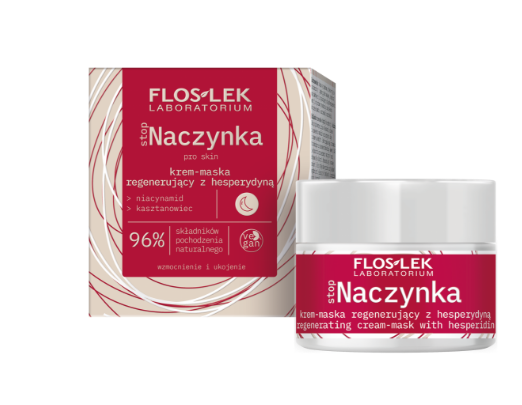 Flos-Lek Stopnaczynka, krem-maska regenerujący z hesperydyną na noc, 50 ml