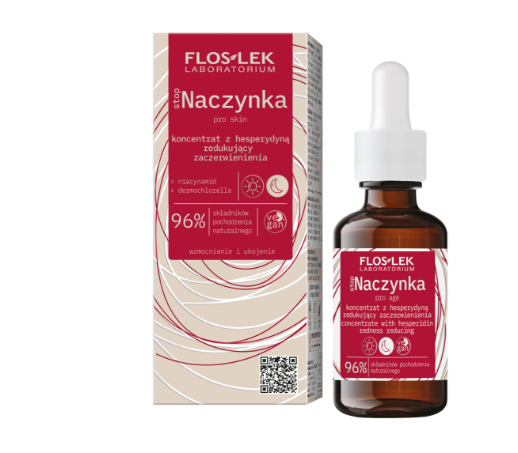 Flos-Lek Stopnaczynka, Koncentrat redukujący zaczerwienienia, 30 ml