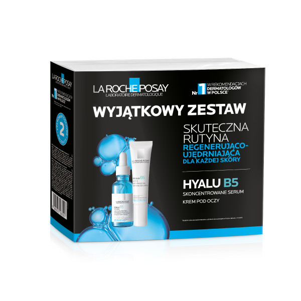 La Roche-Posay Hyalu B5, serum, 30 ml  + krem pod oczy 15 ml