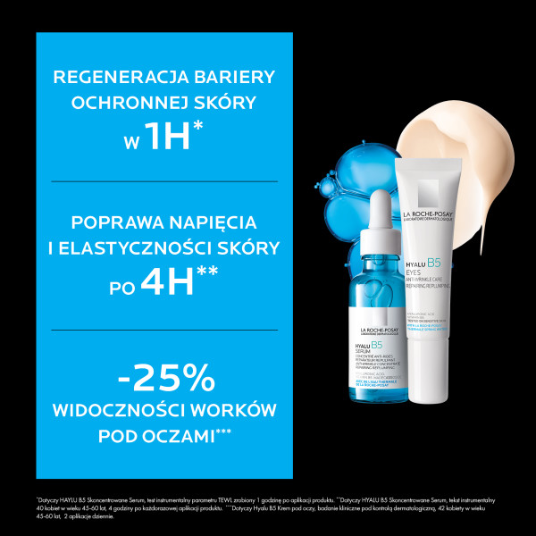 La Roche-Posay Hyalu B5, serum, 30 ml  + krem pod oczy 15 ml