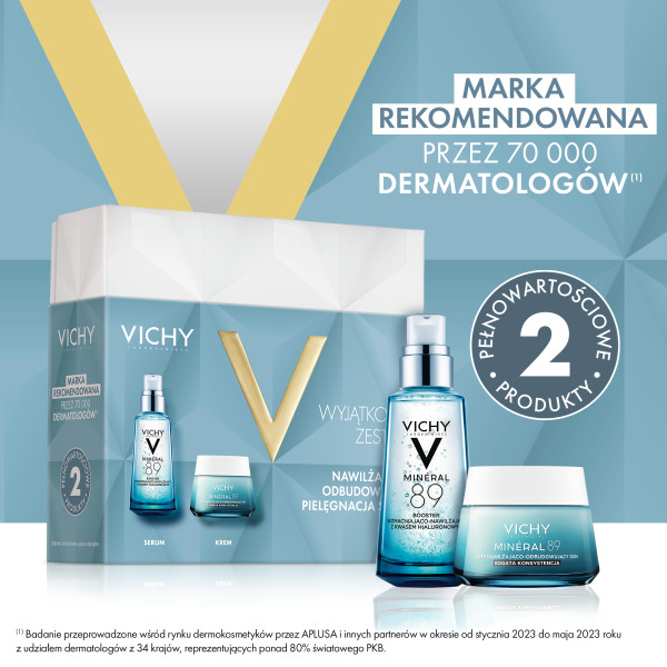 Vichy Mineral 89, krem, 50 ml + serum, 50 ml
