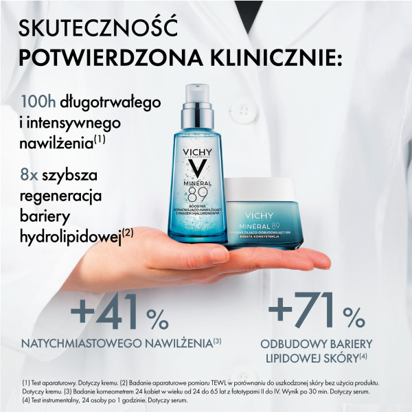 Vichy Mineral 89, krem, 50 ml + serum, 50 ml