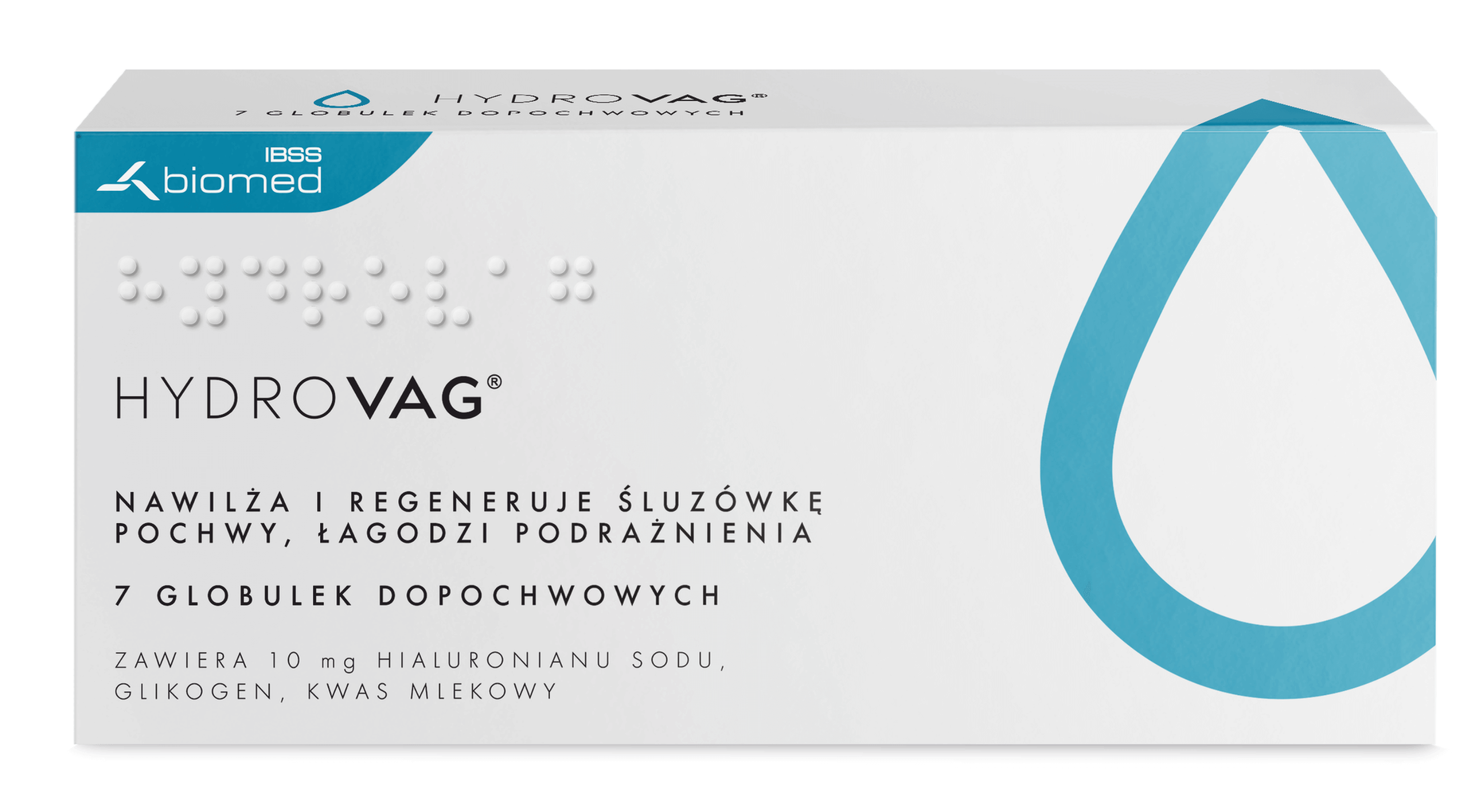 HydroVag, globulki dopochwowe regenerujące i łagodzące podrażnienie pochwy, 7 szt.