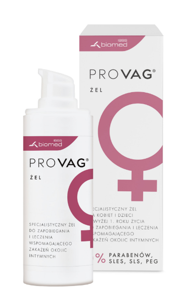 ProVag, żel do zapobiegania i leczenia wspomagającego zakażeń okolic intymnych, 300 ml