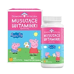 Musujące Witaminki Świnka Peppa tabletki do ssania z kompleksem witamin dla dzieci, 60 szt.