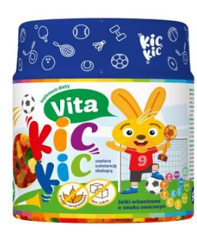 Vita Kic Kic, żelki bez cukru, 50 szt.