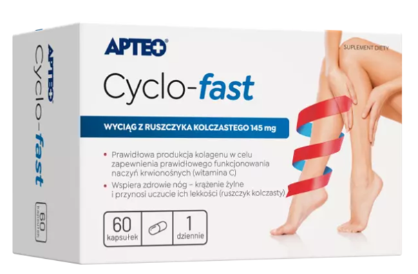 Apteo Cyclo-Fast, 60 kapsułek