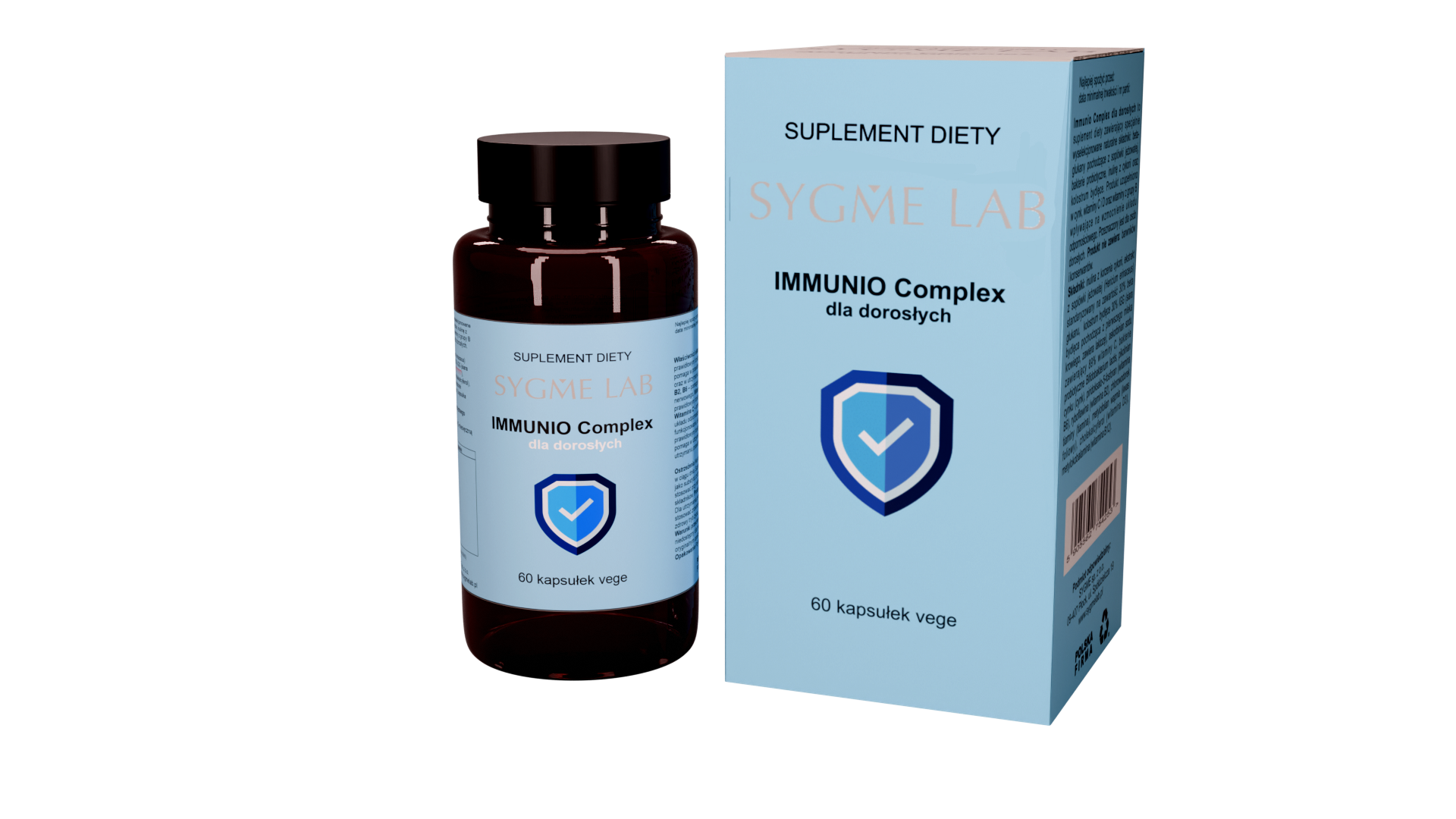 Immunio Complex proszek ze składnikami wspomagającymi odporność u dorosłych, 65 g