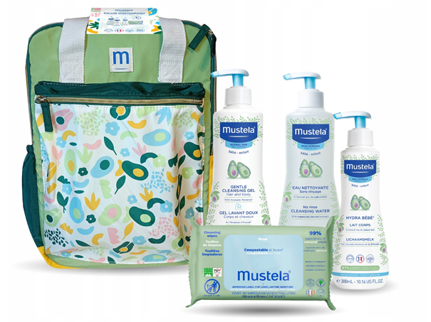 Mustela Plecak Wyprawkowy zestaw kosmetyków KRÓTKA DATA 31.12.2025
