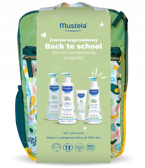 Mustela Back To School zestaw kosmetyków dla niemowląt