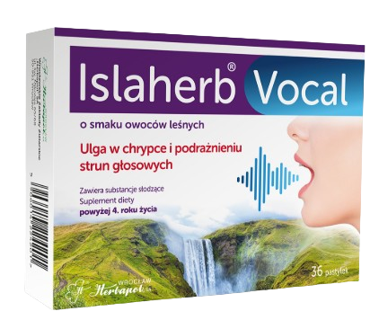 Islaherb Vocal, owoce leśne, 36 pastylek do ssania
