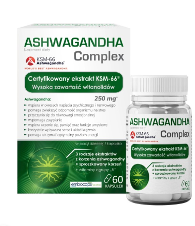Domowa Apteczka Ashwagandha Complex 60 kapsułek