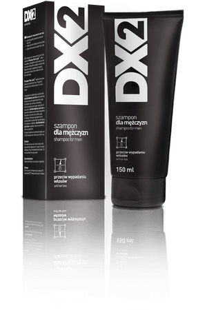 DX2 Szampon do włosów skłonnych do wypadania,  odbudowujący cebulki oraz wzmacniający słabe włosy dla mężczyzn, 150 ml