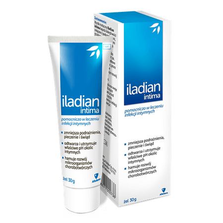 Iladian intima, żel do leczenia infekcji intymnych oraz w utrzymania odpowiedniego pH, tuba 30 g