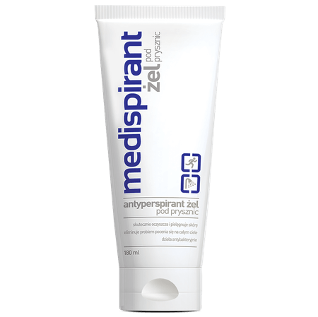 Medispirant, żel pod prysznic na nadmierną potliwość całego ciała, 180 ml