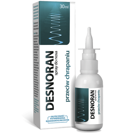 Desnoran, spray do nosa przeciw chrapaniu, 30 ml