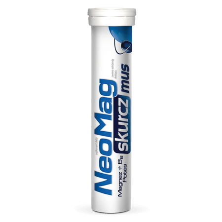 NeoMag skurcz mus, tabletki z potasem, magnezem i witaminą B6, 20 szt.