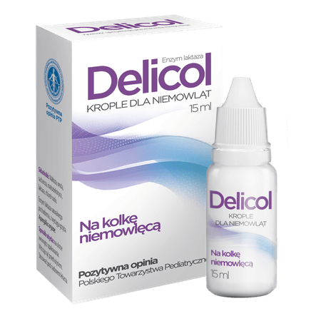 Delicol, krople na kolkę niemowlęcą, 15 ml