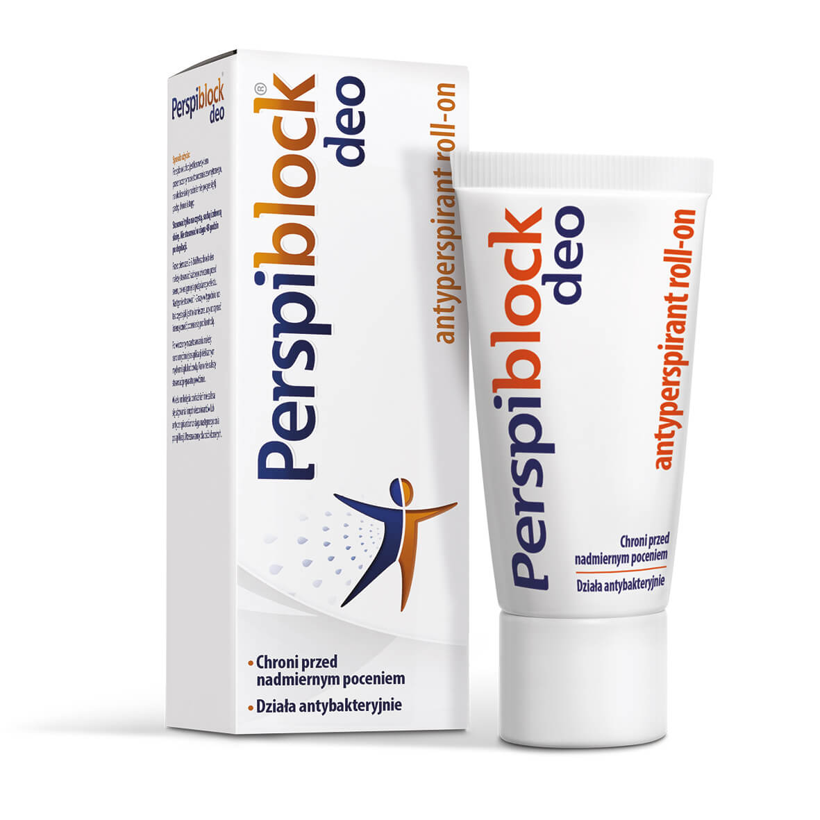 Perspiblock DEO, antyperspirant chroniący przed nadmiernym poceniem, roll-on 50 ml