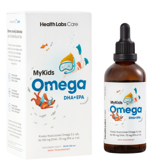 MyKids Omega DHA + EPA, krople, 100 ml KRÓTKA DATA 19.08.2025