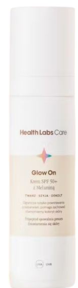 Glow On, krem SPF 50+ z melaniną, 50 ml